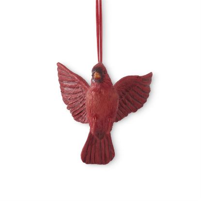 Picture of Red Cardinal Ornament — Wings Back