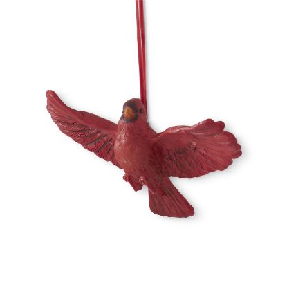 Picture of Red Cardinal Ornament — Wings Flat, Head Up