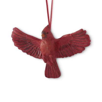 Picture of Red Cardinal Ornament — Wings Flat, Head Down