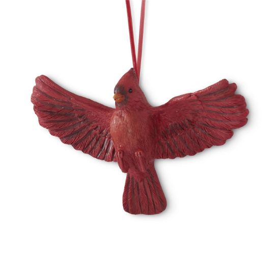 Picture of Red Cardinal Ornament — Wings Flat, Head Down