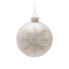 Picture of Glass Snowflake Round Ball Ornament
