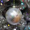 Picture of Glass Snowflake Round Ball Ornament
