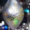Picture of Glass Snowflake Finial Ornament