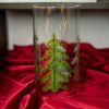 Picture of 7.75 Inch Jeweled Christmas Tree Cylinder Candle Slip Cover with Water Candle