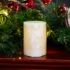 Picture of Small Cream Angel LED Candle with Timer