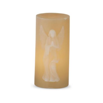 Picture of Medium Cream Angel LED Candle with Timer