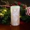 Picture of Large Cream Angel LED Candle with Timer