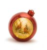 Picture of LED Lighted Musical Snow Globe Cardinals Ornament