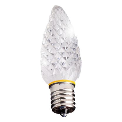 Picture of C9 LED Twinkle Bulb — Sun Warm White Transparent Faceted