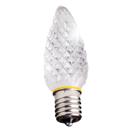 Picture of C9 LED Twinkle Bulb — Sun Warm White Transparent Faceted