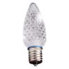 Picture of C9 LED Twinkle Bulb — Pure White Transparent Faceted