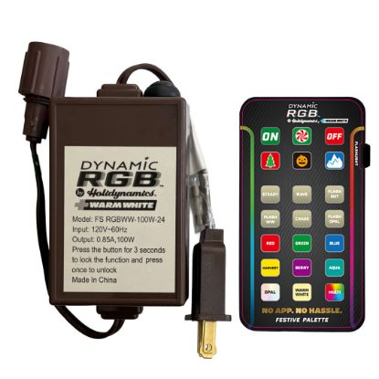 Picture of Dynamic RGBWW 100w Controller and Remote