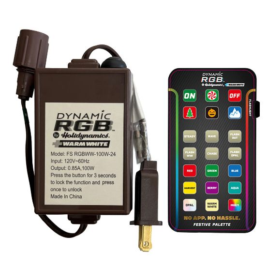 Picture of Dynamic RGBWW 100w Controller and Remote