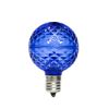 Picture of LED Faceted G50 Bulb, Blue - Pack of 25