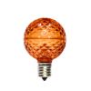 Picture of LED Faceted G50 Bulb, Orange - Pack of 25