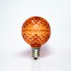 Picture of LED Faceted G50 Bulb, Orange - Pack of 25