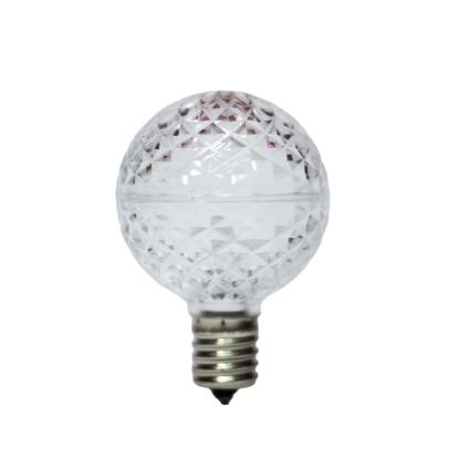 Picture of LED Faceted G50 Bulb, Sun Warm White - Pack of 25