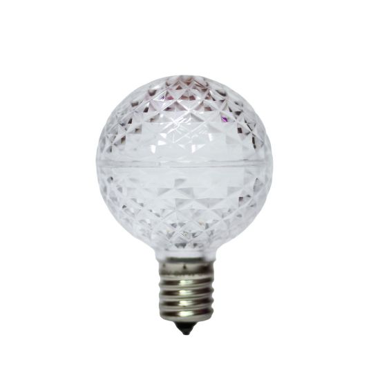 Picture of LED Faceted G50 Bulb, Sun Warm White - Pack of 25