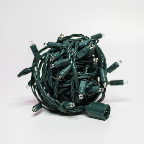 Picture of Dynamic RGBWW 5MM 50 Count, Stretch Spacing, Green Cord