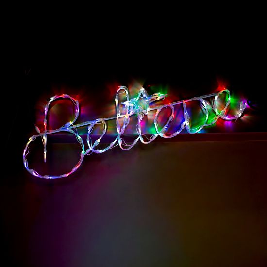 Picture of Dynamic RGBWW Believe Sign