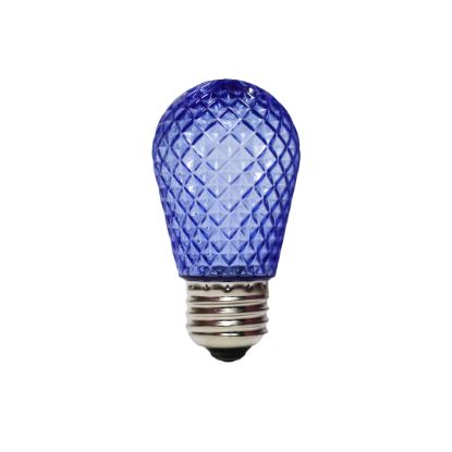 Picture of LED S14 Faceted Bulb - Blue