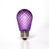 Picture of LED S14 Faceted Bulb - Purple