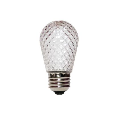 Picture of LED S14 Faceted Bulb - Pure White