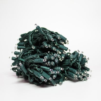 Picture of Dynamic Effects 5MM Light Set 200 count, 4" spacing, Green Cord