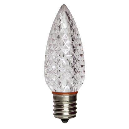 Picture of C9 LED Polycarbonate Bulb - Cool White Transparent