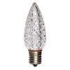 Picture of C9 LED Polycarbonate Bulb - Cool White Transparent