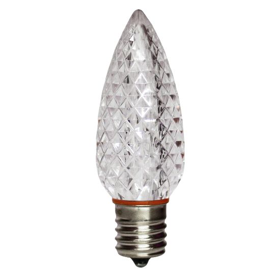 Picture of C9 LED Polycarbonate Bulb - Cool White Transparent