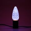 Picture of C9 LED Polycarbonate Bulb - Cool White Transparent