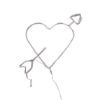 Picture of Dynamic Valentine Cupid Heart with Arrow