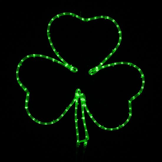 Picture of Dynamic RGBWW St. Patrick's Shamrock, 3 Leaves