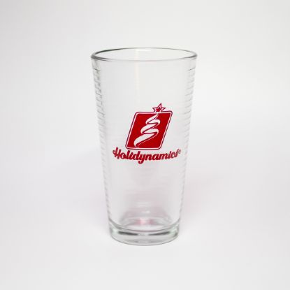 Holidynamics Glass Tumbler front-facing on white background