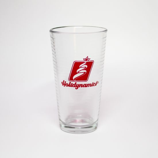 Holidynamics Glass Tumbler front-facing on white background