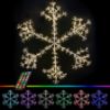 Picture of Dynamic RGBWW LED Sparkler Snowflake 60"