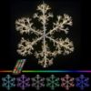 Picture of Dynamic RGBWW LED Sparkler Snowflake 36"