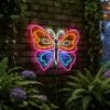 Picture of 2D Butterfly Sign: Spring Pastels (Pink, Yellow, Light Blue, Purple, Pure White)