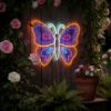 Picture of 2D Butterfly Sign: Bright Spring Mix (Pink, Yellow, Blue, Light Blue, Purple, Pure White)