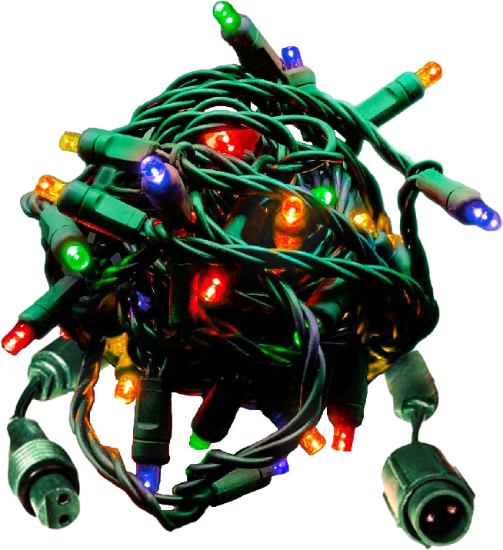 Picture of 70L 5MM Coaxial - Gr Cord/Multi (Red, Yellow, Blue, Green, Orange)- 4" Spacing