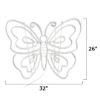 Picture of 2D Butterfly Sign: Spring Pastels (Pink, Yellow, Light Blue, Purple, Pure White)