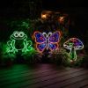 Picture of 2D Butterfly Sign: Spring Pastels (Pink, Yellow, Light Blue, Purple, Pure White)