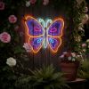 Picture of 2D Butterfly Sign: Bright Spring Mix (Pink, Yellow, Blue, Light Blue, Purple, Pure White)