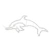 Picture of 2D Dolphin Sign