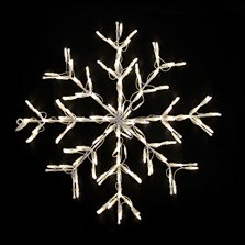 Image of Snowflake LED Classic White 28"