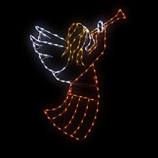 Image of Angel with Horn LED 61"