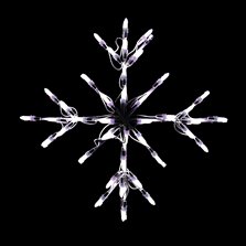 Image of Snowflake LED Pure White 18"