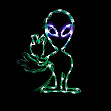 Image of Halloween LED Peace Out Alien
