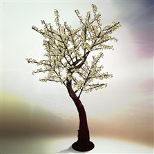 Image of 7' LED Cherry Blossom Tree - Classic White